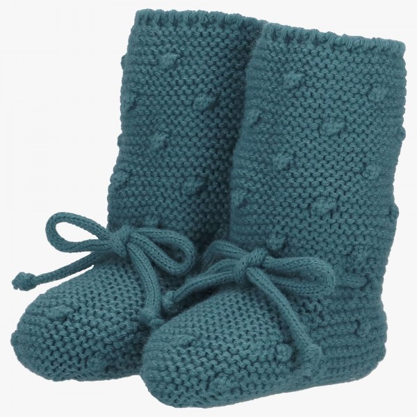 Sapatinho de malha verde 