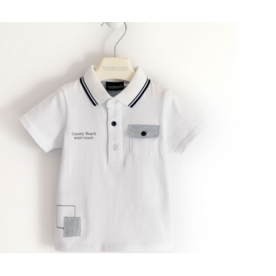 Polo branco menino