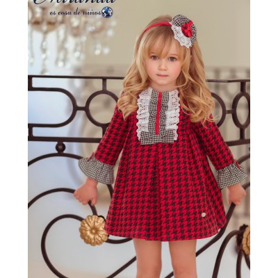 Vestido xadrez preto e...