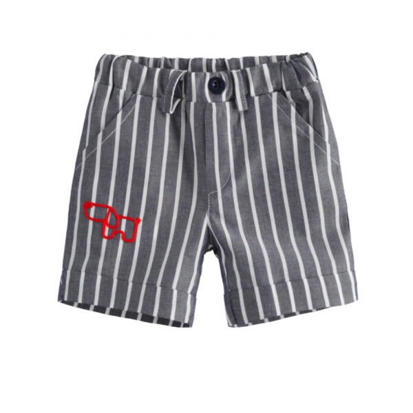 Calções Menino às riscas 