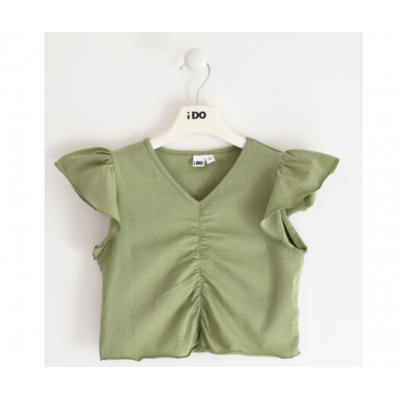 T-shirt verde menina
