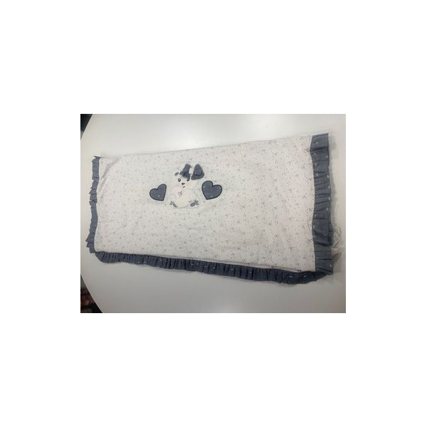 Manta Branca ursinho 