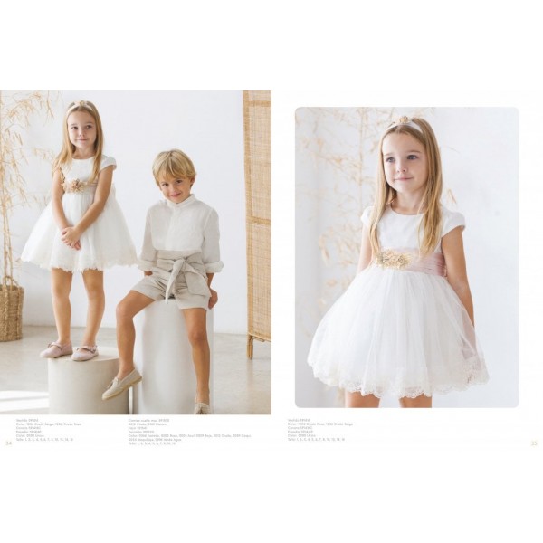 Vestido aplique floral