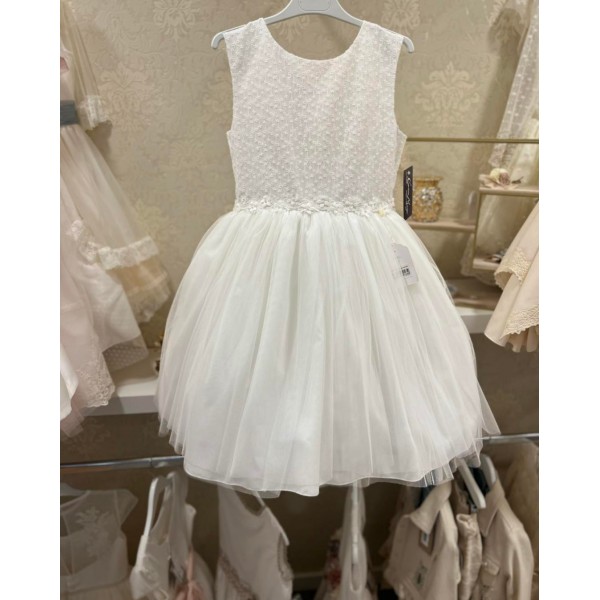 Vestido com costa trançada