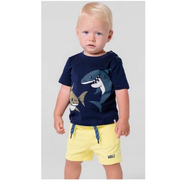 T-shirt menino tubarão 