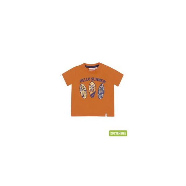 T-shirt Hello summer menino 