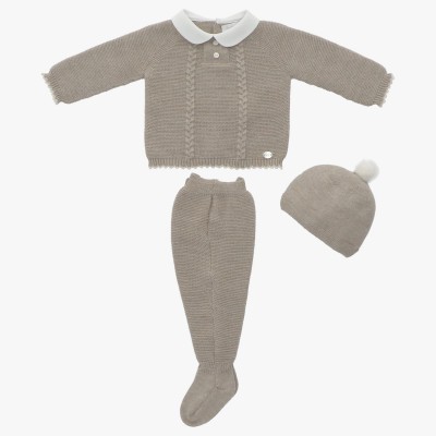 Conjunto c/gola renda