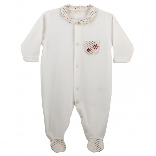 Babygrow c/ bolso snowflake