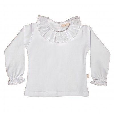 T-shirt c/ bordado ingles