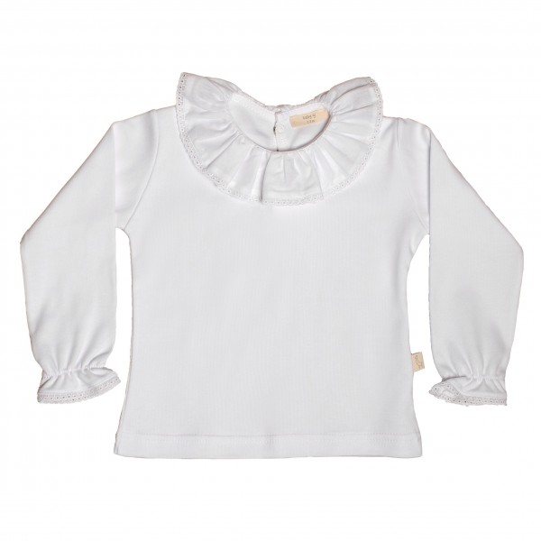 T-shirt c/ bordado ingles