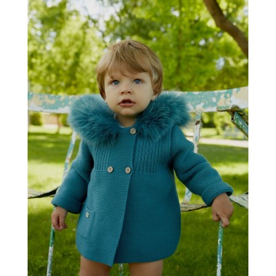 Casaco c/ pelo no capucho