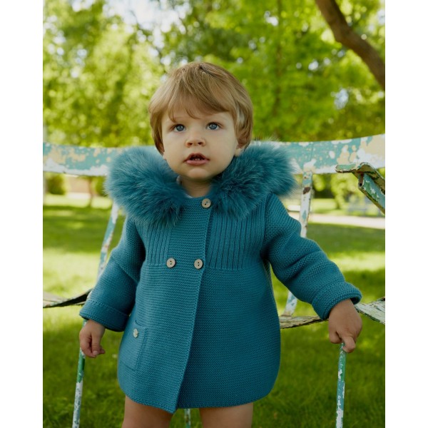 Casaco c/ pelo no capucho