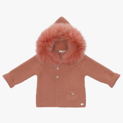 Casco castanho c/ pelo capucho